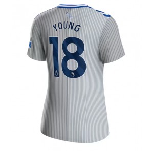 Everton Ashley Young #18 Replica Third Stadium Shirt for Women 2023-24 Short Sleeve